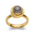 925/- Ring, matt fg, Mondstein 2,31 ct