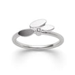 925/- Ringmatte, Durchm. 0,02ct W-SI