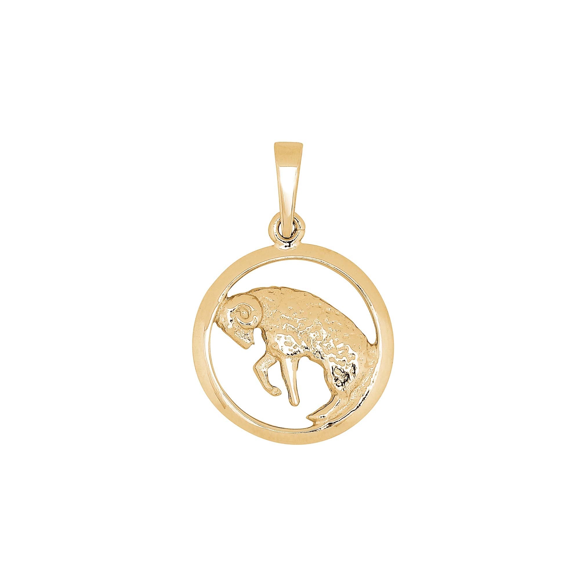 Siersbøl 8ct. pendant Aries 12mm