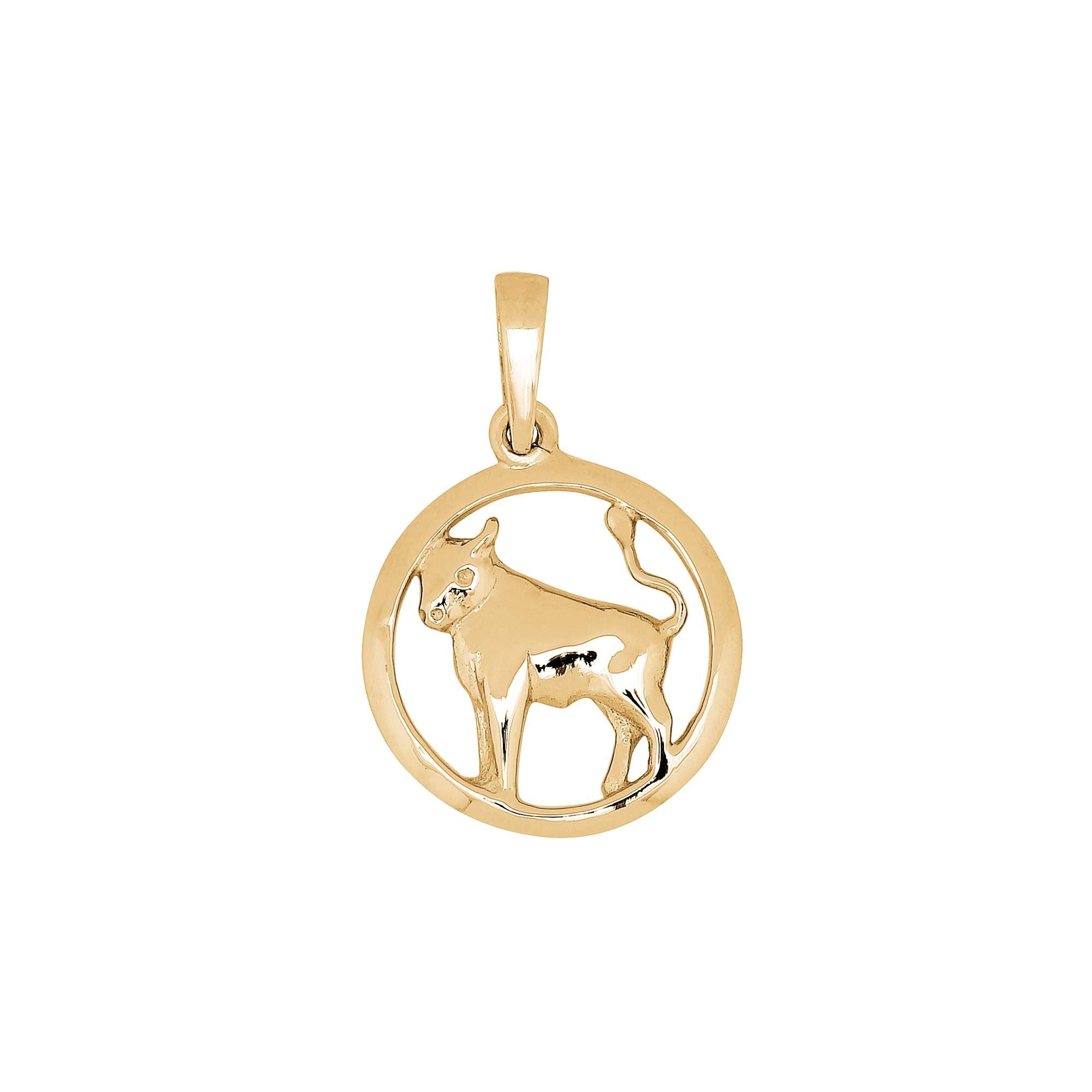 Siersbøl 8ct. pendant Taurus 12mm