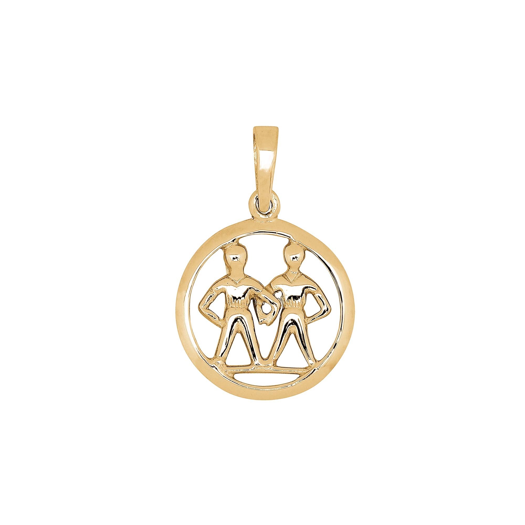Siersbøl 8ct. pendant Gemini 12mm