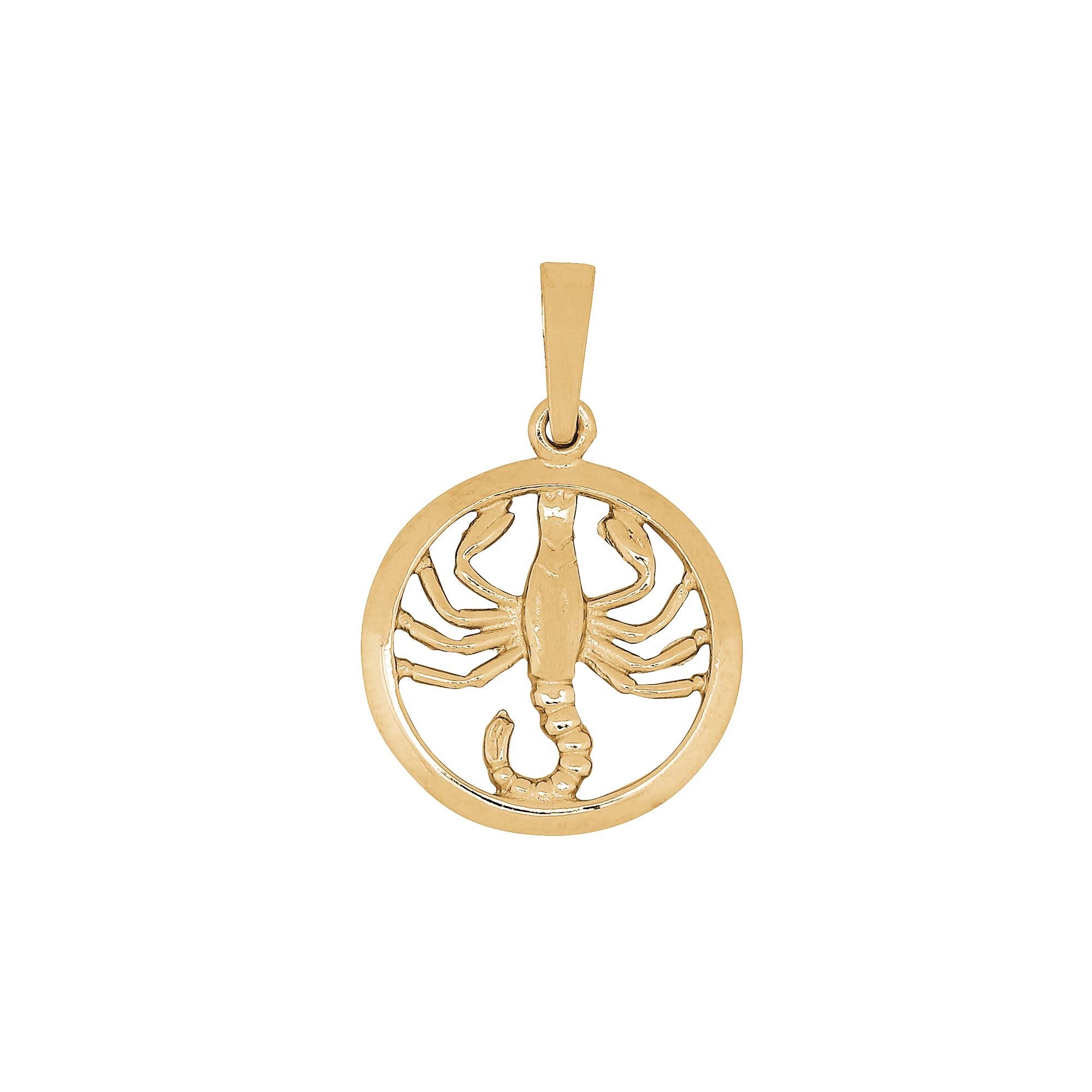 Siersbøl 8ct. pendant Scorpio 12mm