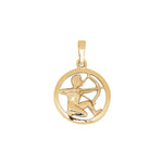 Siersbøl 8ct. pendant Sagittarius 12mm