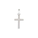 Siersbøl Silber Rhodinierter Anhänger Kreuz 24mm