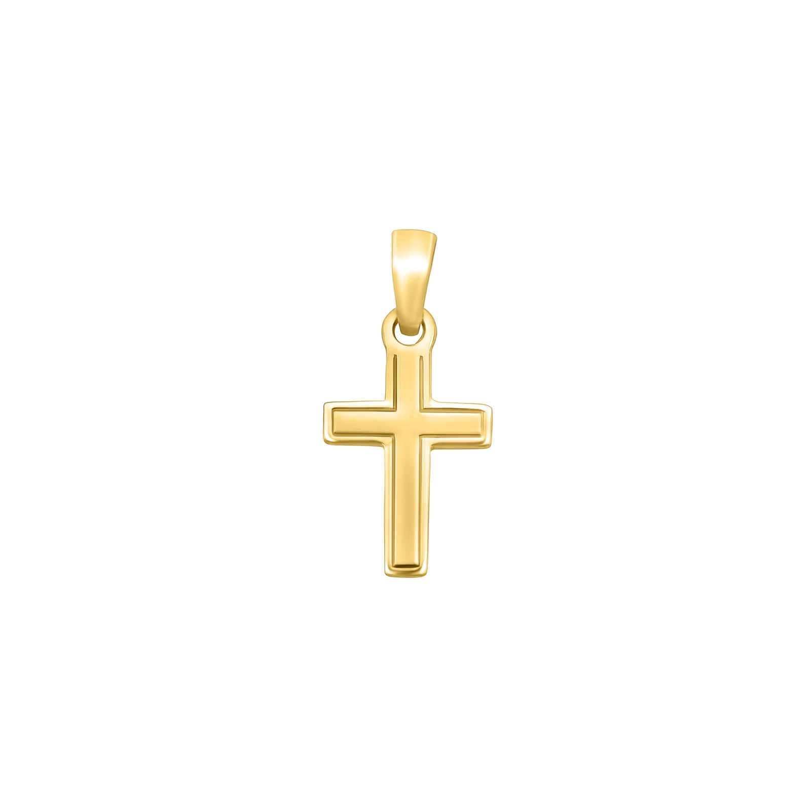 Siresbøl Silber Verg. Anhänger/Charm Kreuz 16mm