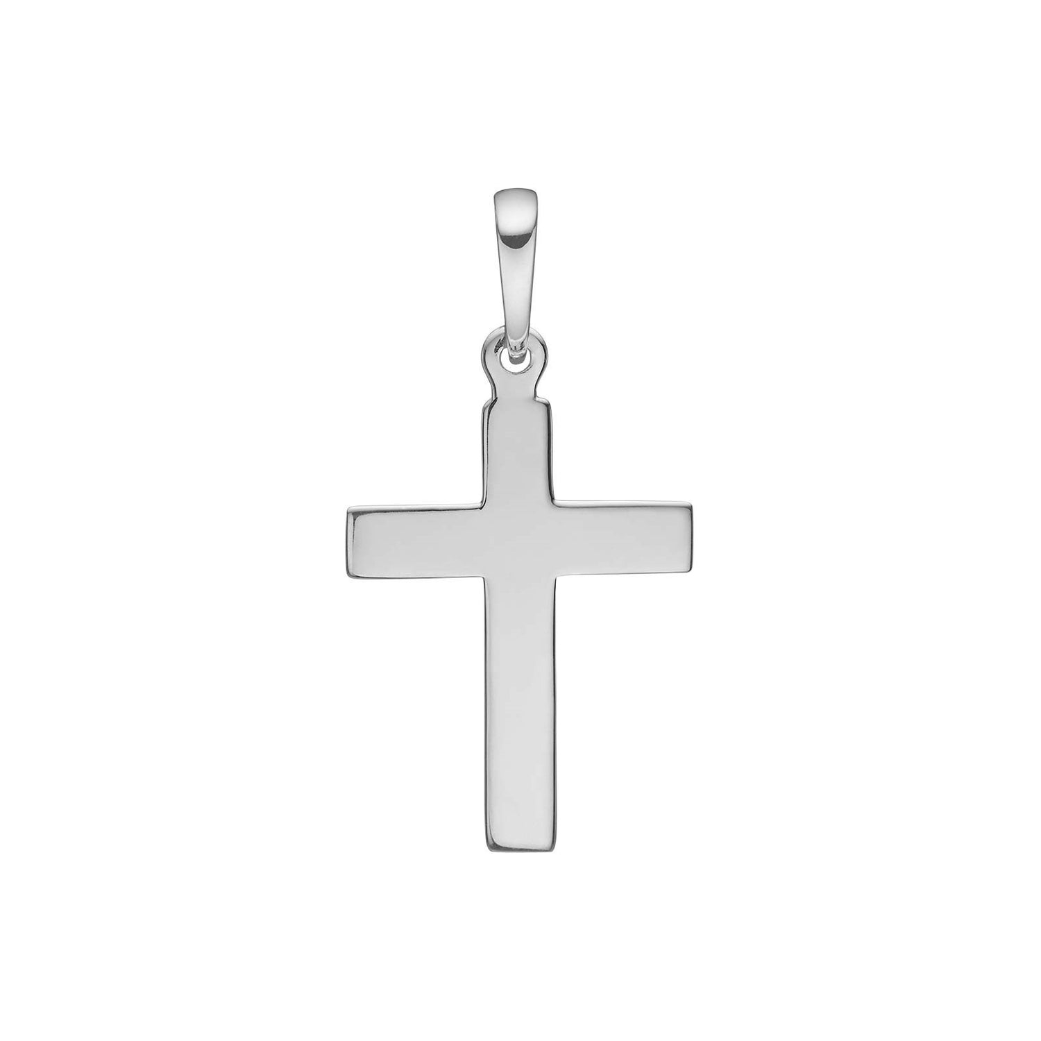 Siersbøl Silber Rhodinierter Anhänger Kreuz 26mm
