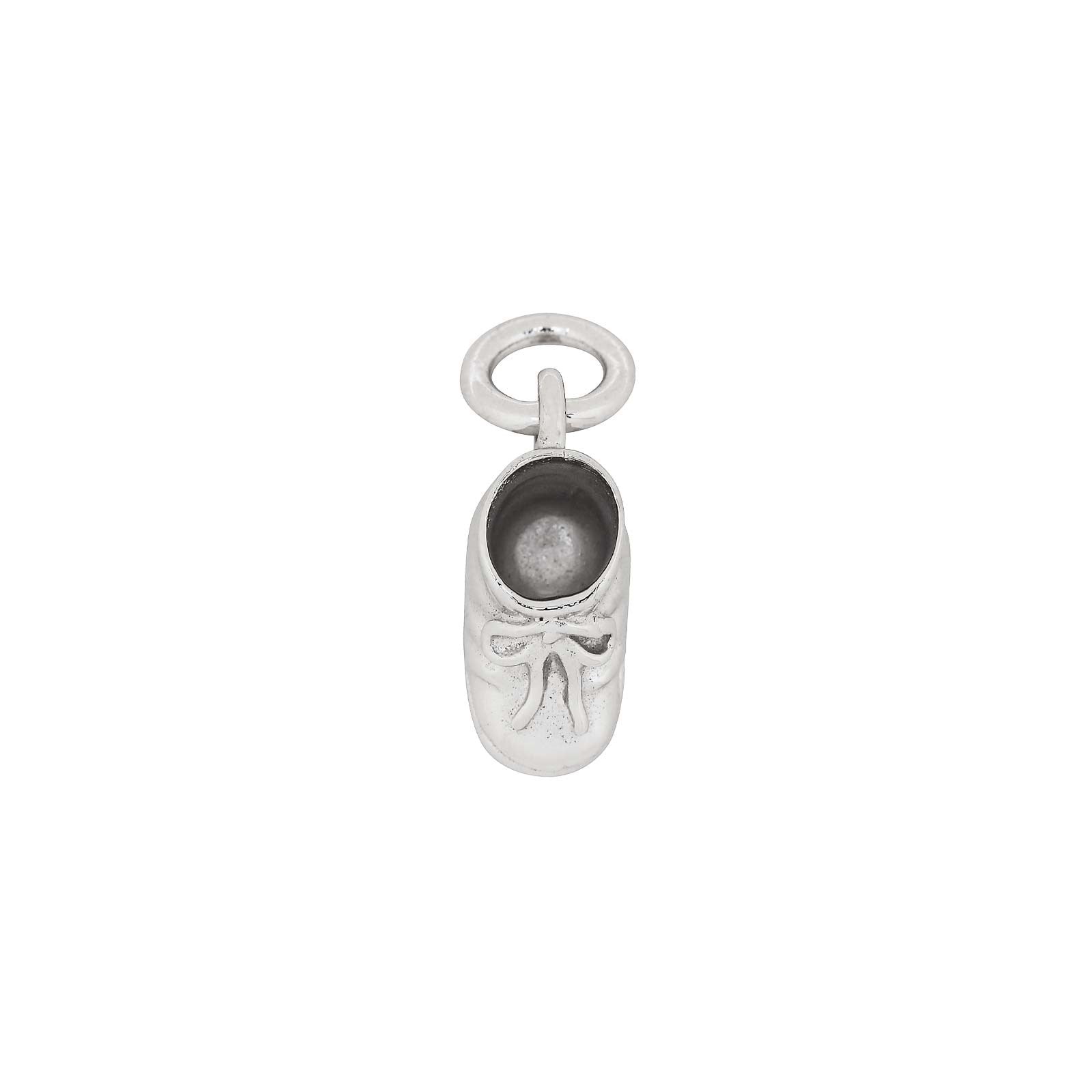 Siersbøl silver rhod. pendant/charm shoe 9mm
