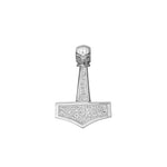 Siersbøl silver rhod. pendant/charm Thors Hammer
