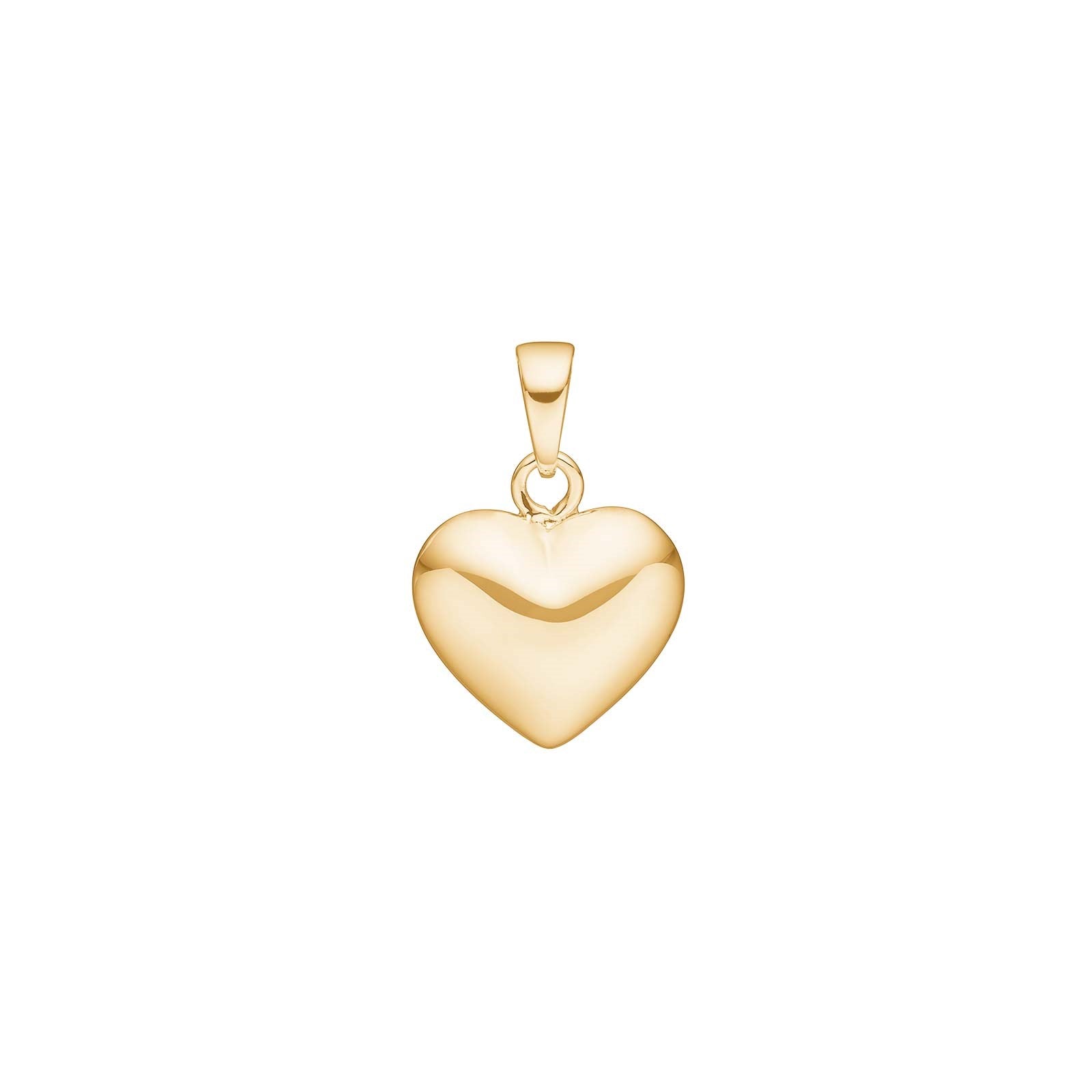 Siersbøl 14ct. pendant heart 13mm
