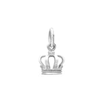 Siersbøl Silber Rhodinierter Anhänger/Charm Krone