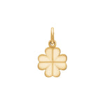 Siersbøl 8ct. pendant four-leaved clover 9mm