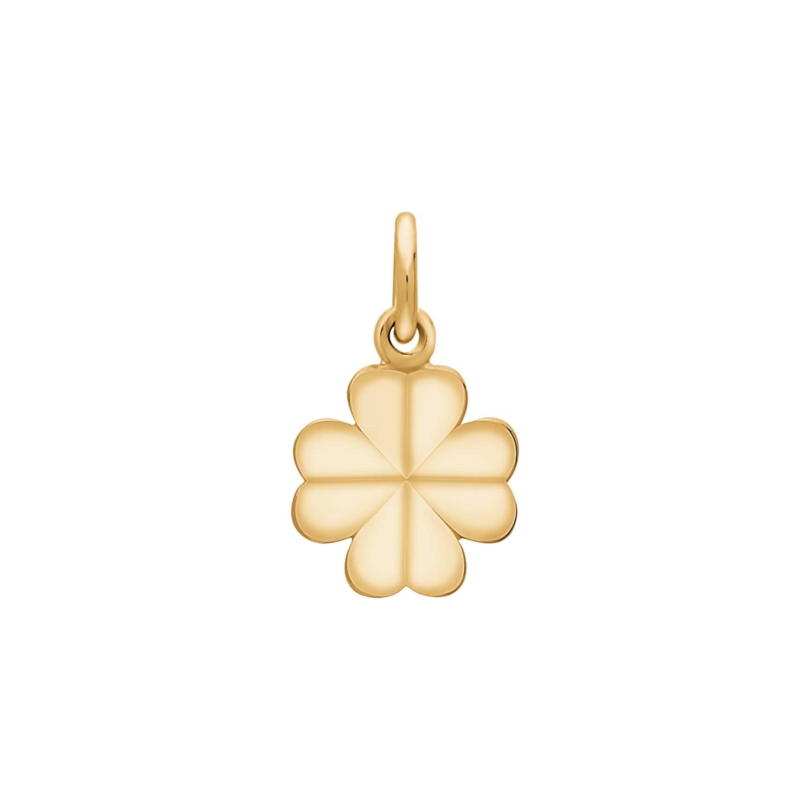 Siersbøl 8ct. pendant four-leaved clover 9mm