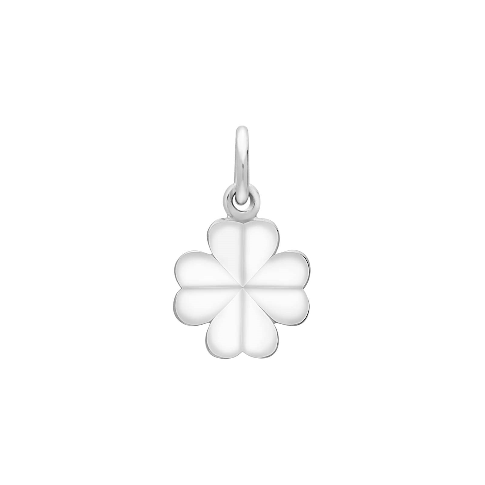 Siersbøl silver rhod. pendant clover 9mm