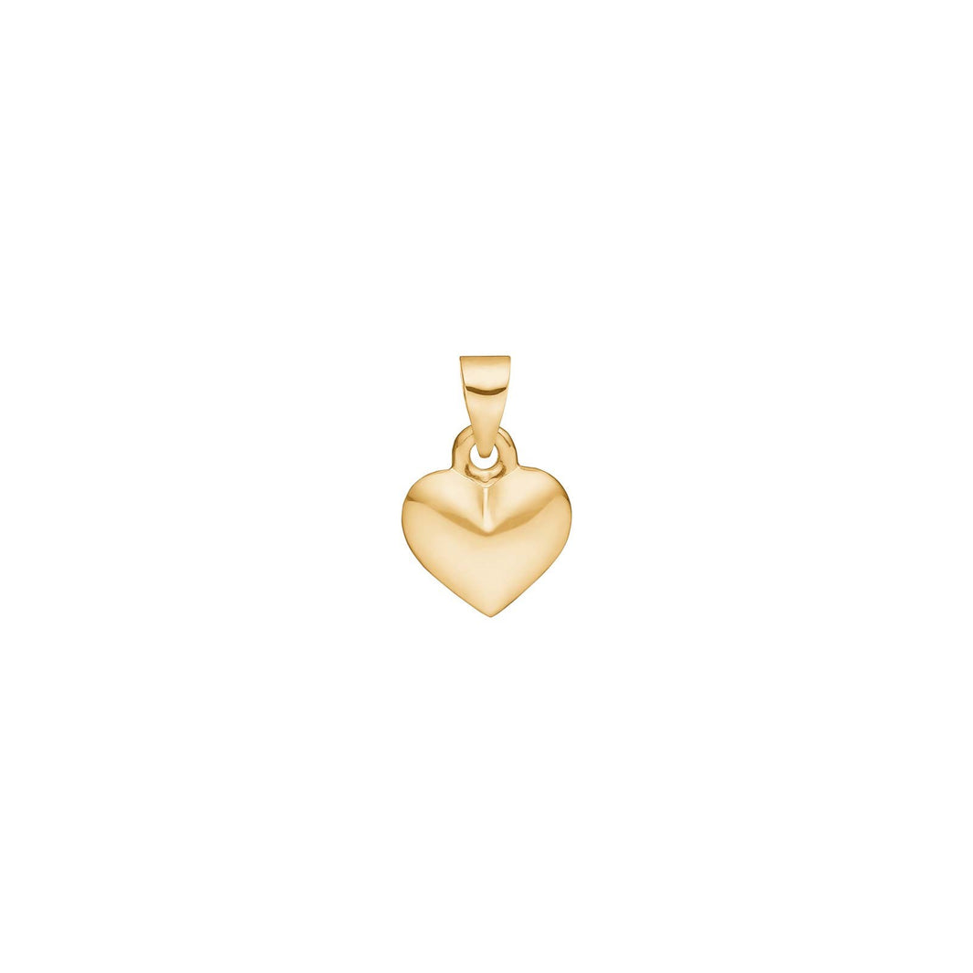 Siersbøl 14ct. gold pendant heart 8mm