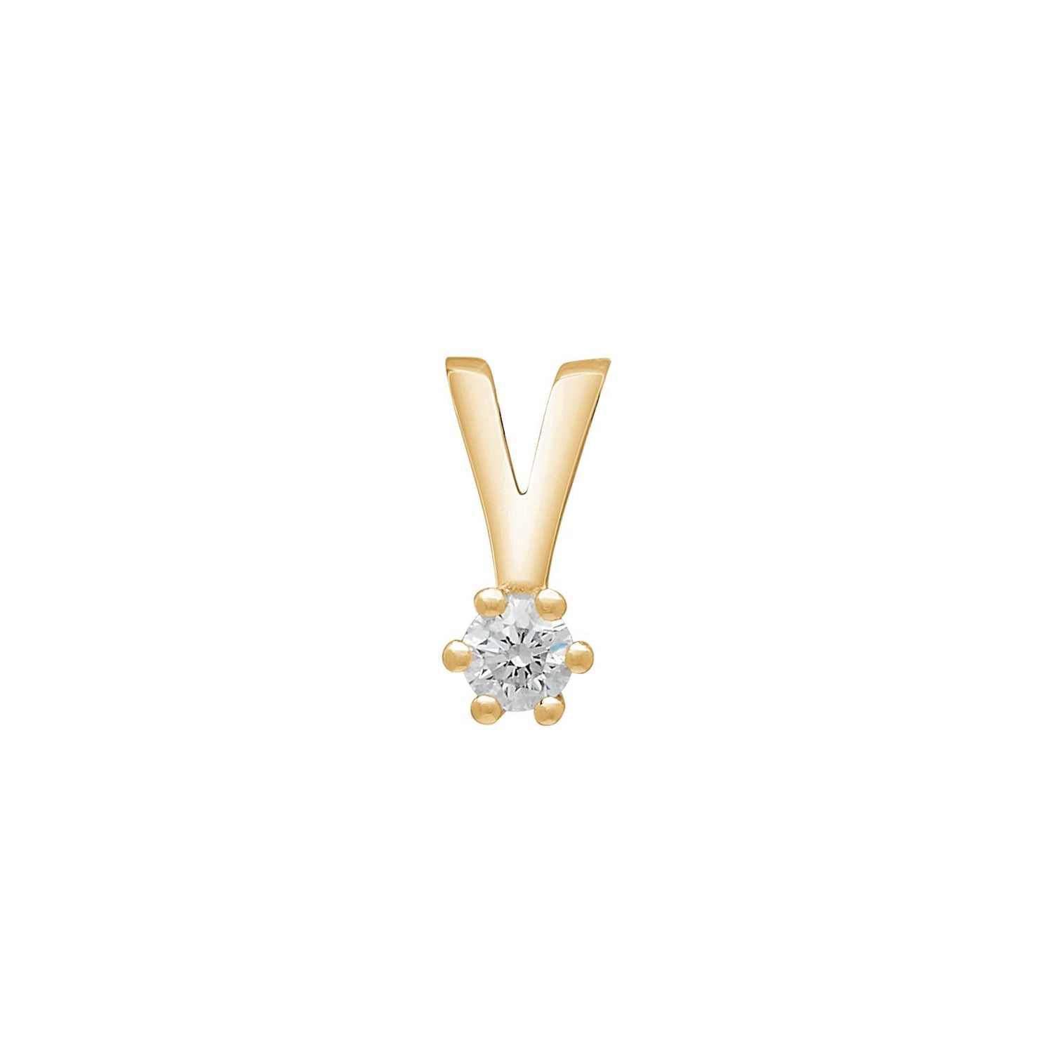Siersbøl 14kt. Afrodite Gold Anhänger 0.05ct WSI