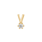 Siersbøl 14kt. Afrodite Gold Anhänger 0.10ct WSI