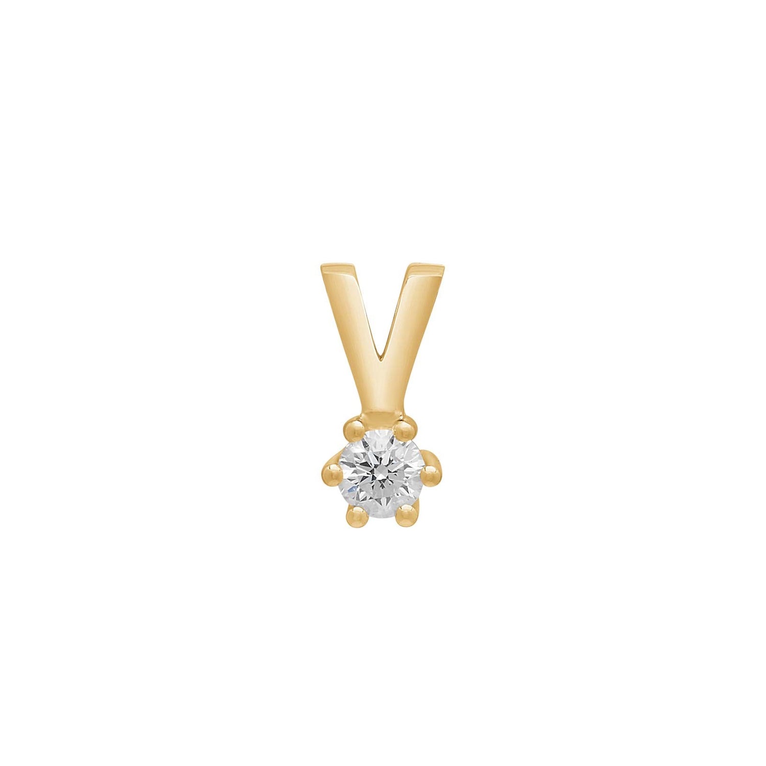 Siersbøl 14kt. Afrodite Gold Anhänger 0.10ct WSI