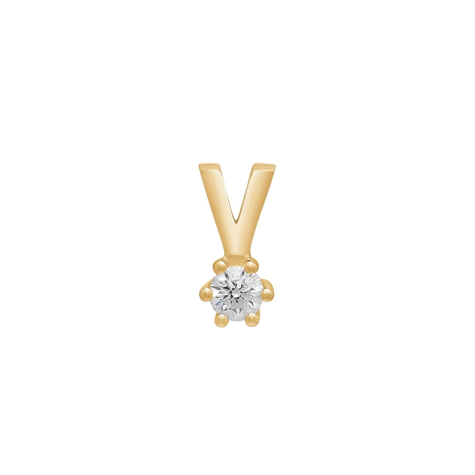 Siersbøl 14kt. Afrodite Gold Anhänger 0.10ct WSI