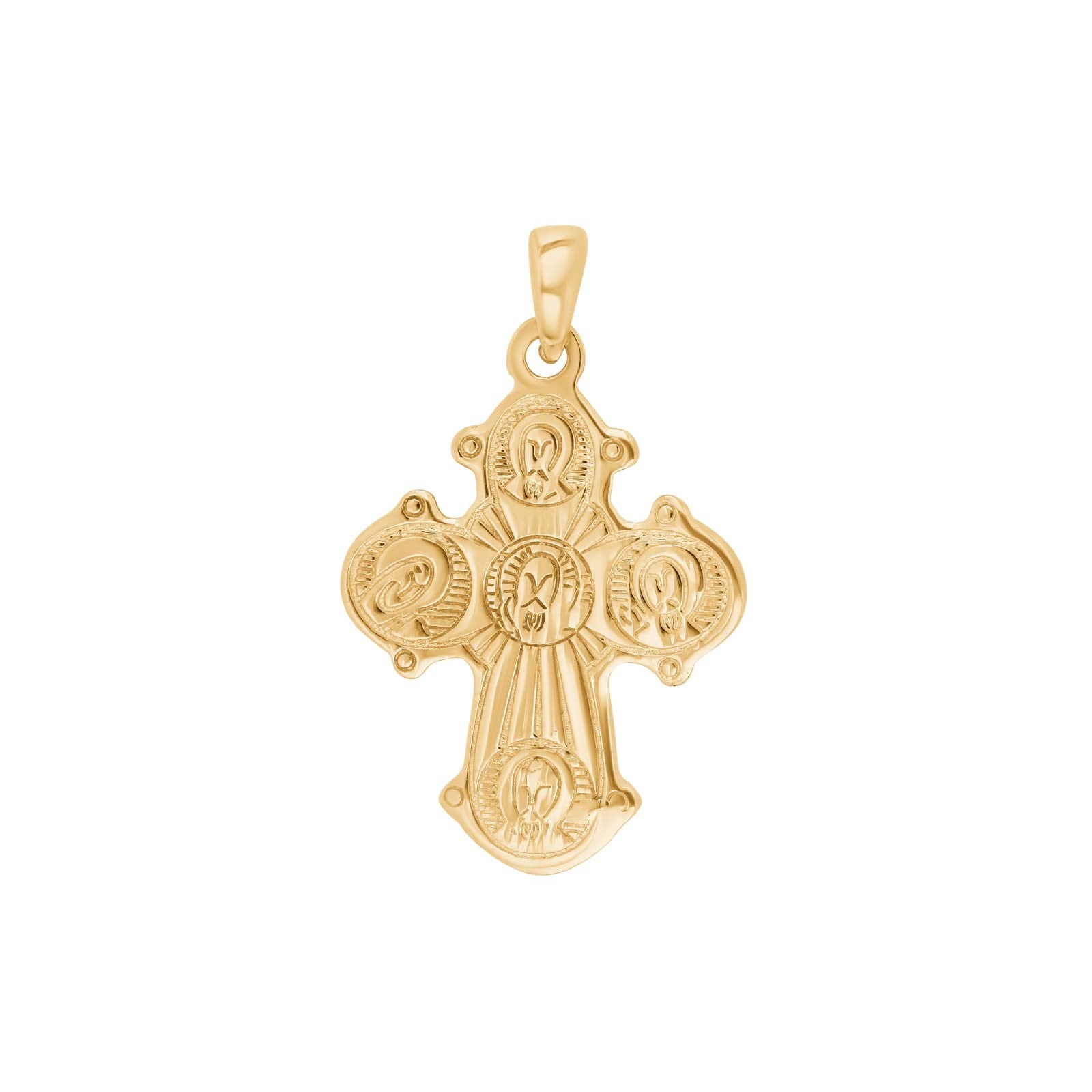 8kt. Goldkreuz m/Apostel