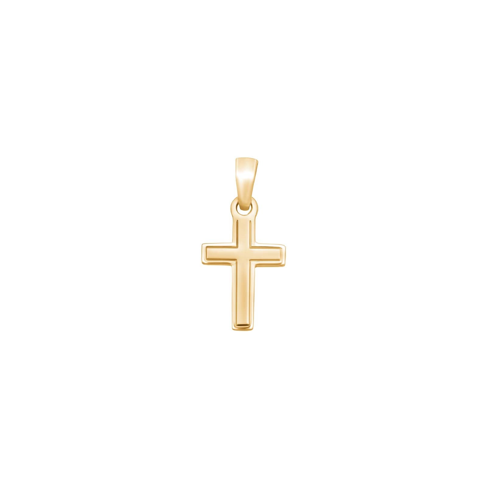 14kt. Goldkreuz 14mm