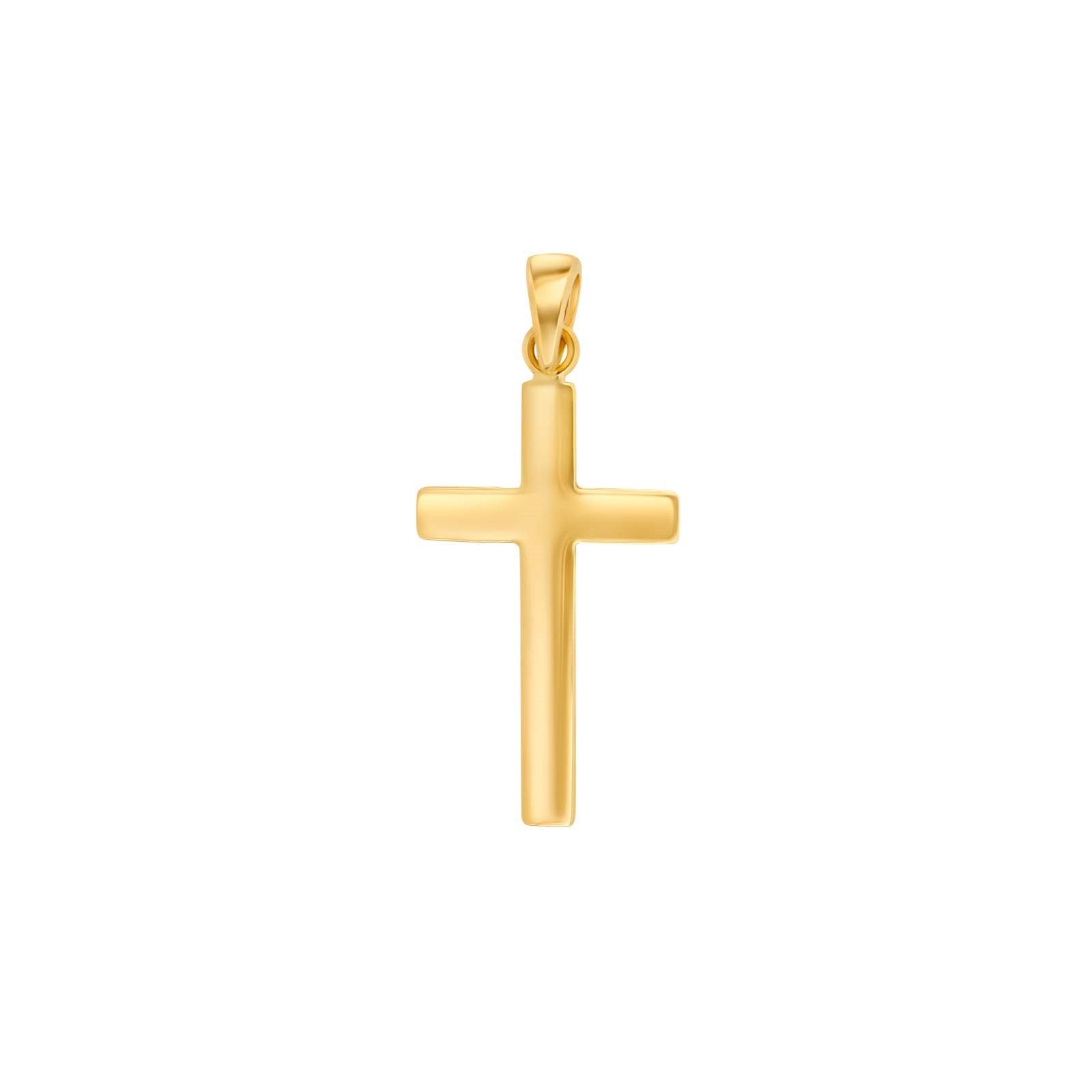 14kt. guldkors 20mm