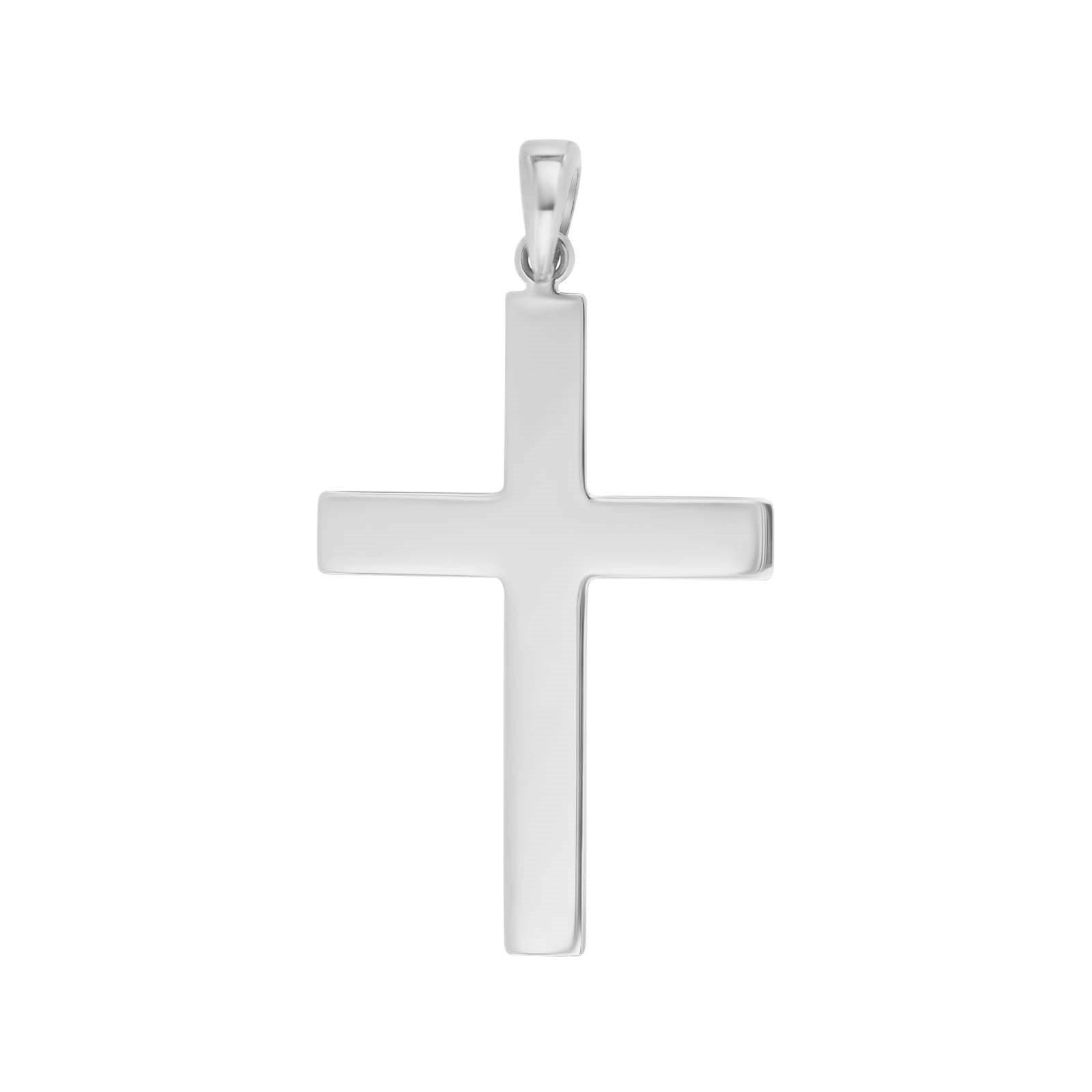 Rhodiniertes Silber kreuz 26mm