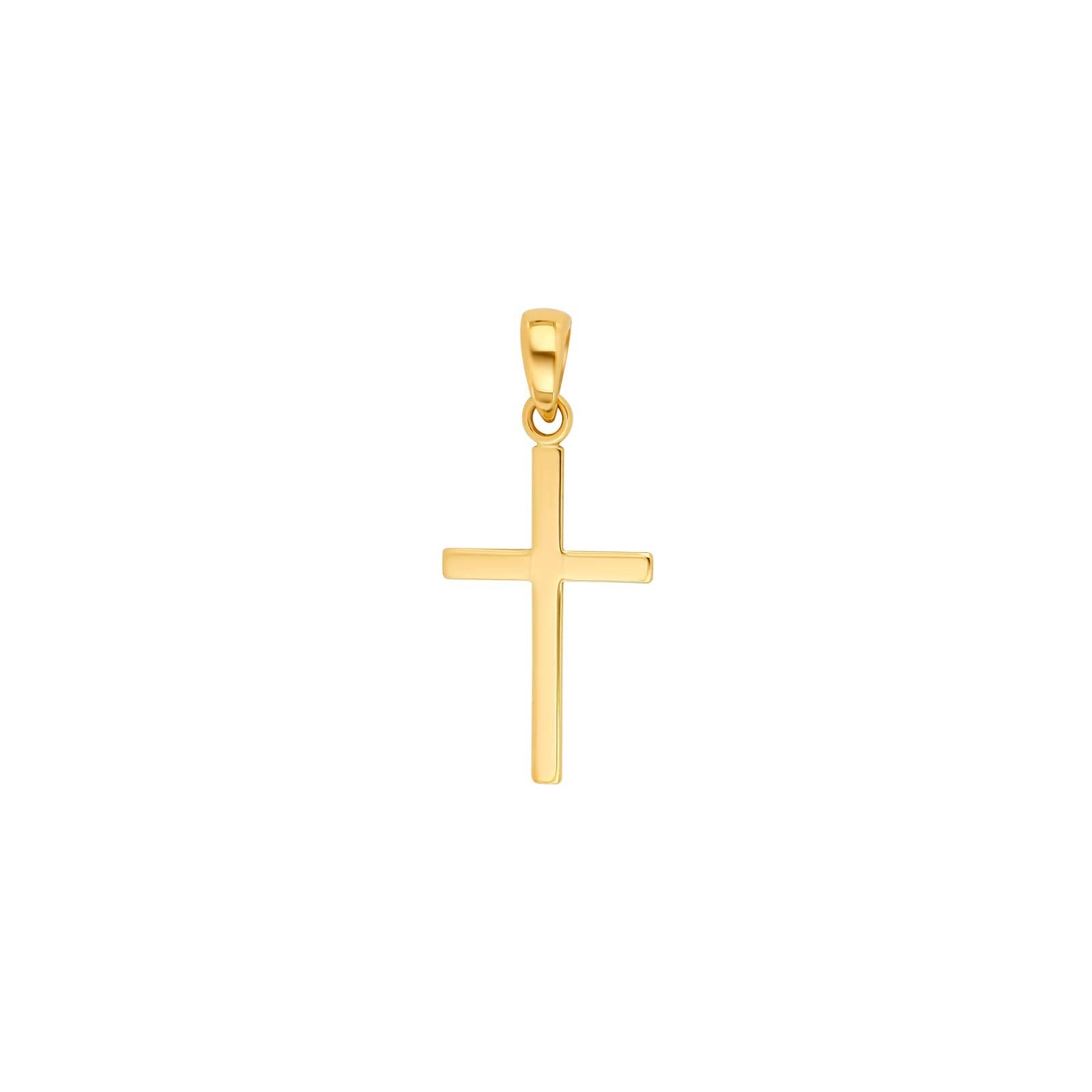 14kt. Goldkreuz 15mm