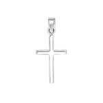 Rhodiniertes Silber kreuz 15mm