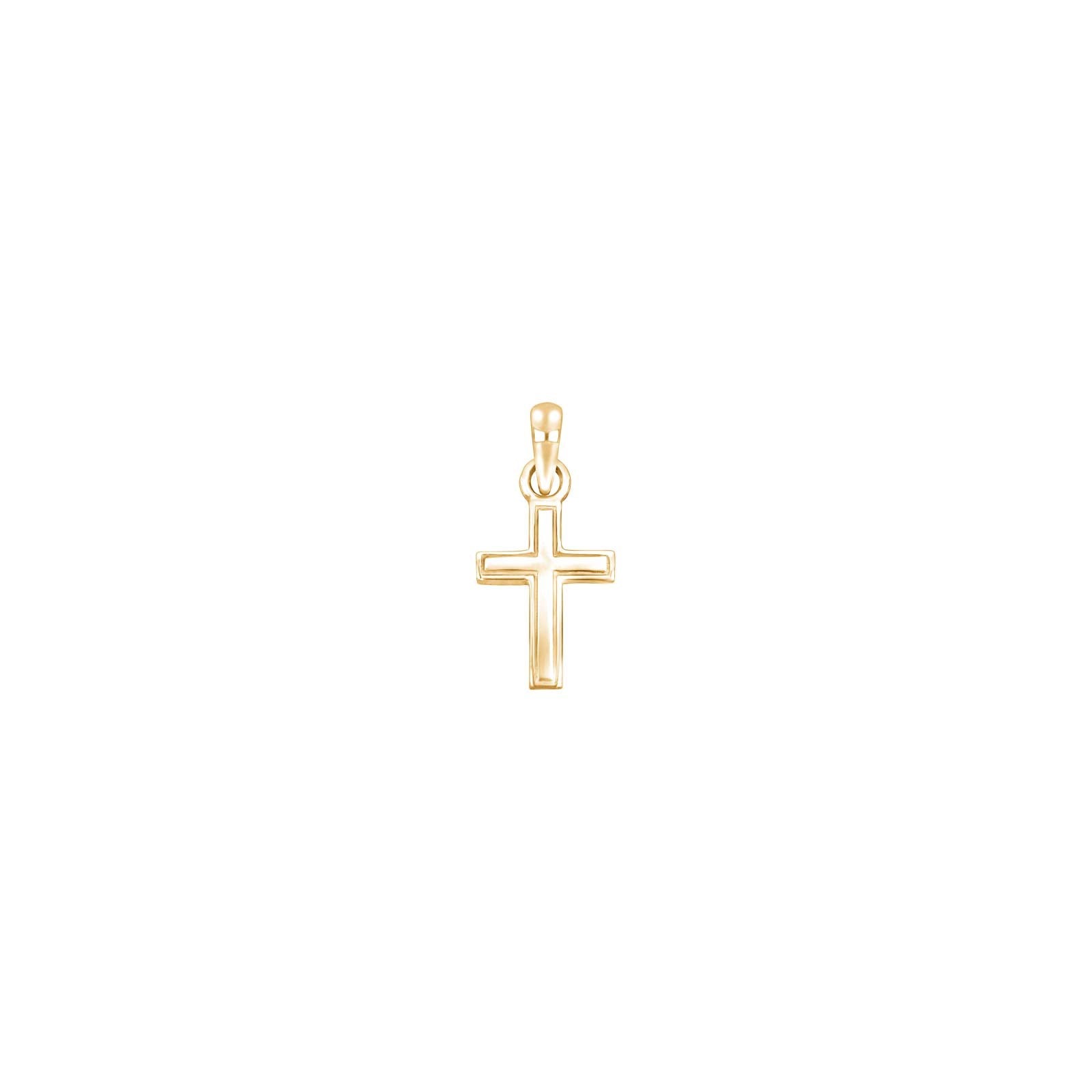 14kt. Goldkreuz 10mm