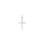 Rhodiniertes Silber kreuz 11mm