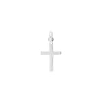 Rhodiniertes Silber kreuz 11mm