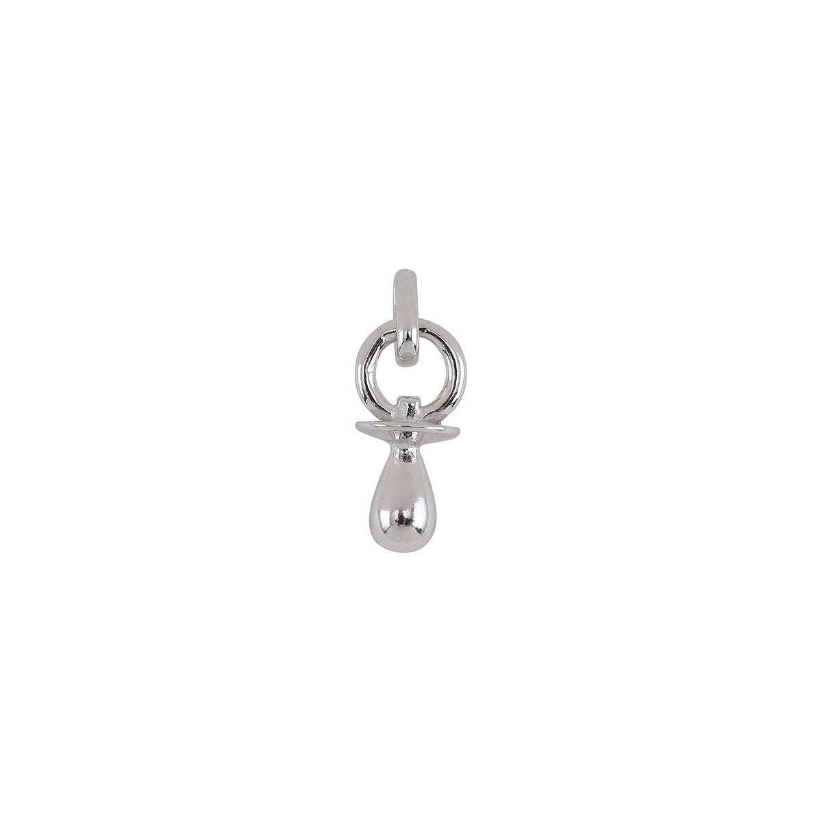 Rhod. silver pendant/charm pacifire