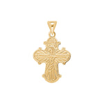 Goldpl. pendant dagmarkors 24mm