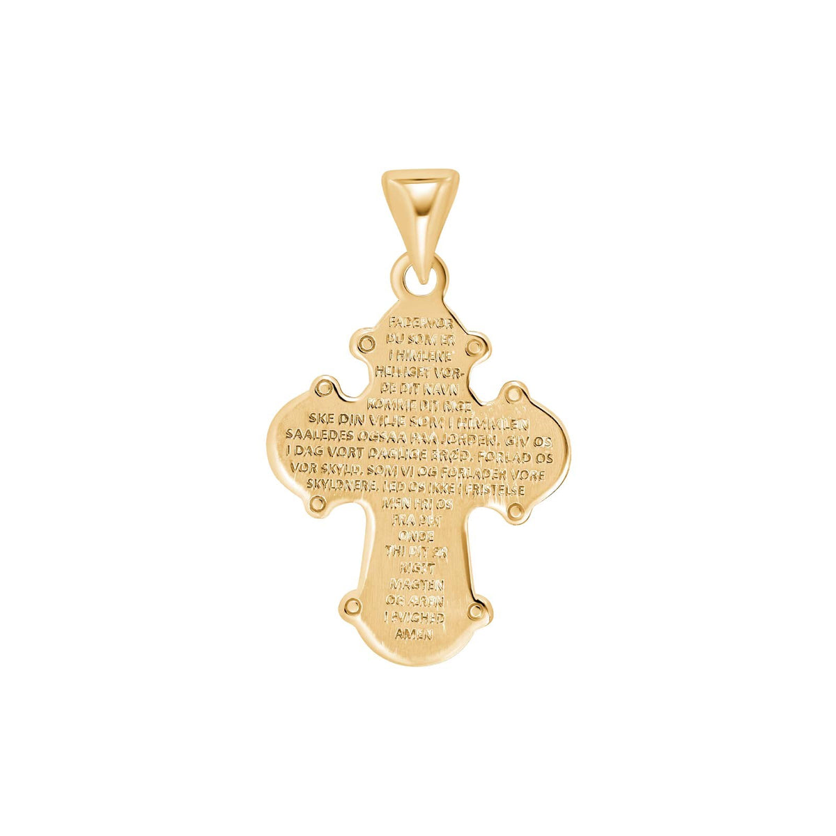 Goldpl. pendant dagmarkors 21mm