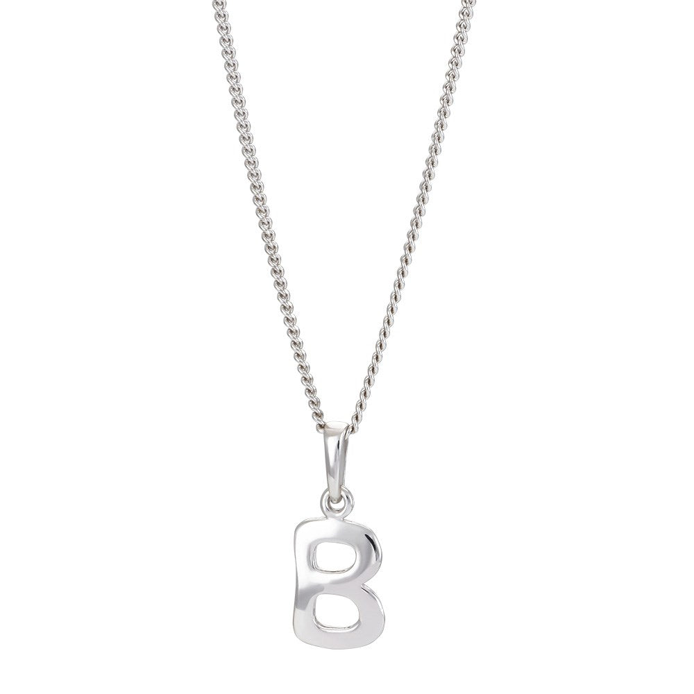 Rod. silver letter 12mm incl. chain