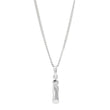 Rod. silver letter 12mm incl. chain