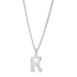 Rod. silver letter 12mm incl. chain