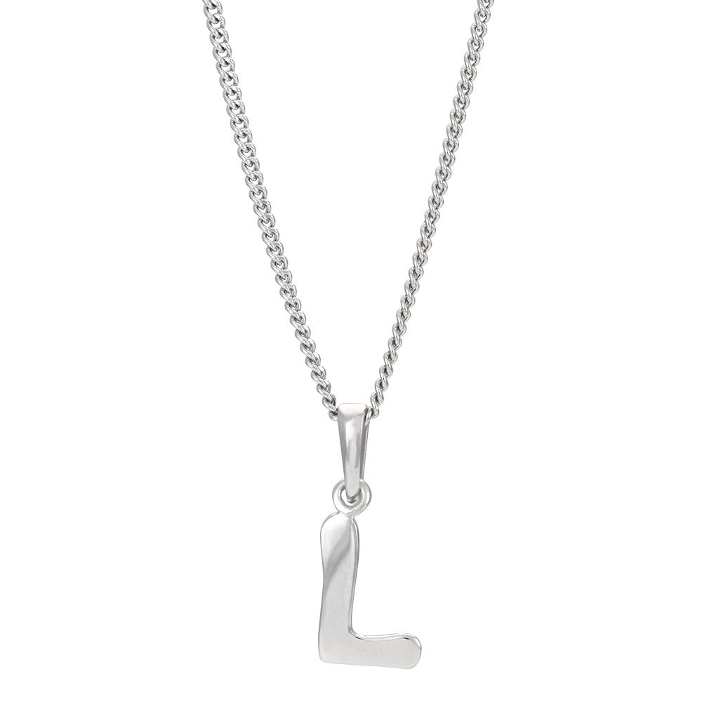 Stab. Silber Buchstabe 12mm inkl. Kette
