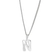 Rod. silver letter 12mm incl. chain
