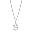 Rod. silver letter 12mm incl. chain