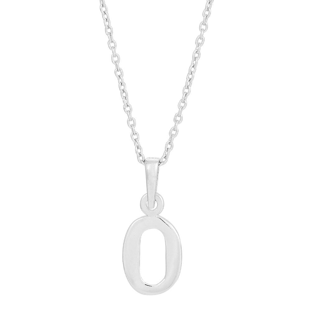 Siersbøl silver rhod. pendant 0 incl. necklace