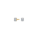 14kt. Gold Ohrstecker m. 0,10ct W/SI
