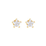 Inv2000 14kt. 4mm cz stjerne