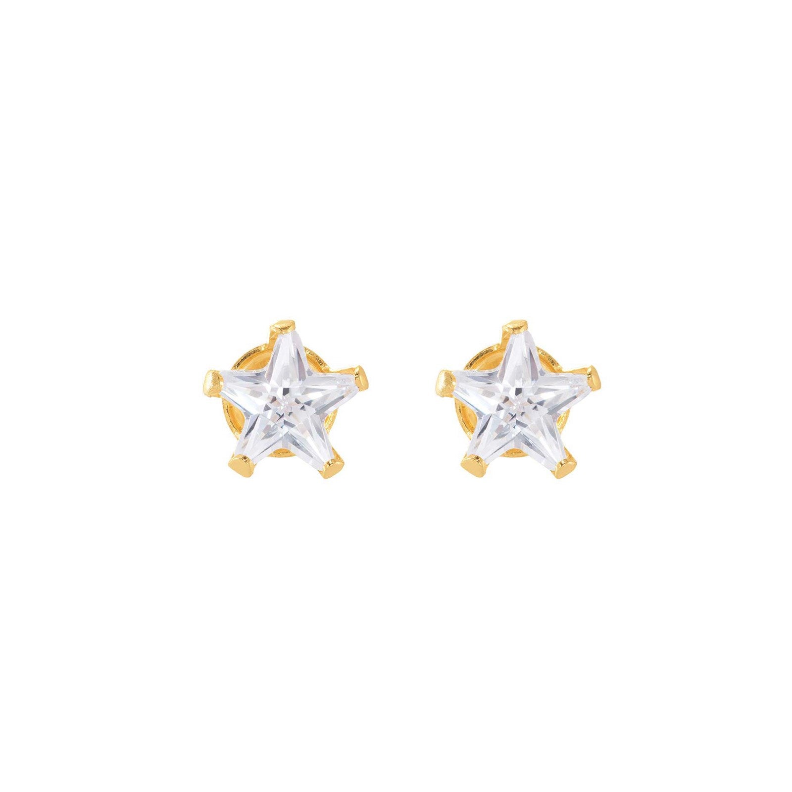 Inv2000 14kt. 4mm cz stjerne
