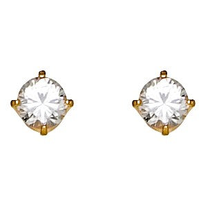 Crystal, 5 mm Goldplated