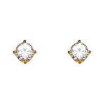 Zirkonia 2 mm vergoldet