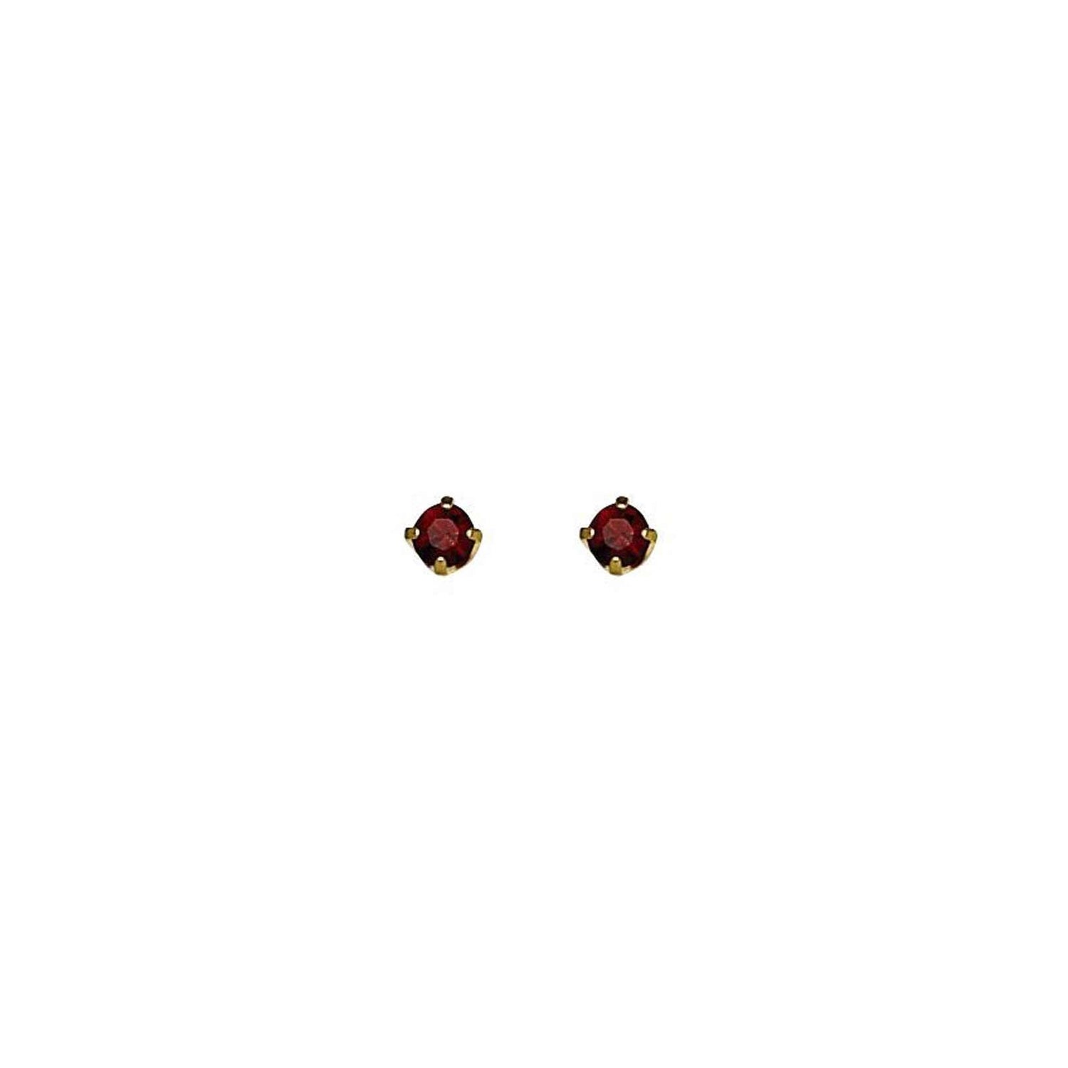 Rubin, 3 mm Goldplated