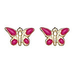 Inv2000 14kt. Pink sommerfugl