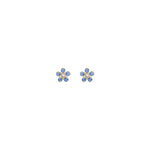Inv2000 14kt. blomst safir/crystal