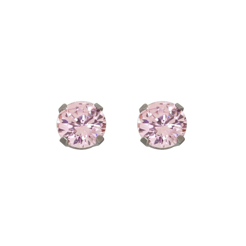 Zirkonia Pink, 3 mm Titanium